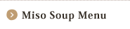 Miso Soup Menu